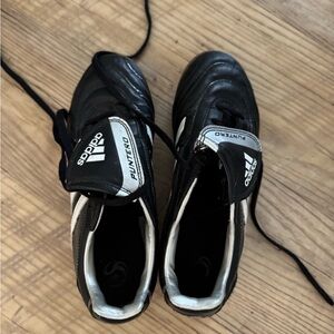 Adidas Puntera indoor soccer  Black and White Sneakers